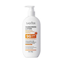 Anti aging Sunscreen, SPF 90+ Lotion 7.4oz, Waterproof, Biodegradable, Repair Sunscreen Milk Refreshing and UV Protection  Body and Face Sunscreen