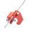 High Precisely Motorcycle Chain Adjuster Quick Accurate-Red 1