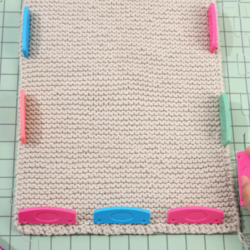 4Pcs Knitting Blocking Pad 12.6x12.6Inch Gridded Knit-Yellow 2