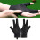 Left/Right Hand Billiards Glove Breathable Three Fingers-Blue 1 3