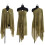 Comfortable Airy Polyester Pearls Chiffon Scarf-Earthy yellow 6
