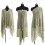 Comfortable Airy Polyester Pearls Chiffon Scarf-Earthy yellow 5
