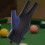 Left/Right Hand Billiards Glove Breathable Three Fingers-Blue 1 7