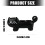 Kitten Ceramic Toothbrush Holder 3 Slots Brush Toothpaste-Black 4