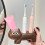 Kitten Ceramic Toothbrush Holder 3 Slots Brush Toothpaste-Black 7