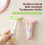 ABS Wall Mounted Shelf For Toothpaste Soap And-pink white 6