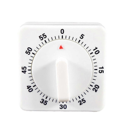 Large Kitchen Timer 60 minute Count-Down Cooking Baking Loud Alarm Mechanica