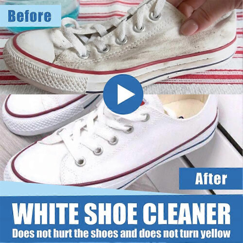 2pcs Cleaning Cream for White Shoe Multi-functional Cleaner with Wipe Stains 2