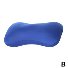 (Black switch model) Micro bead Pillow Cushion Travel Beanie Bolster Roll Nap Neck