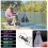 (Red 12cm)12/17cm Deep Drop Underwater LED Lure Light Fishing Squid Flash Lamp Night 3