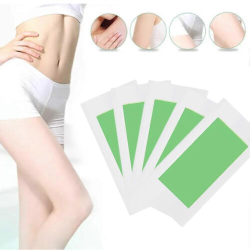 (Green)Double-sided Wax Paper for Hair Removal 60 pcs 1
