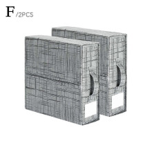(Green) 2PCS Bed Sheet Organizer Bed Sheet Storage Box for Pillowcases Blanket Towels