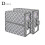 (White) 2PCS Bed Sheet Organizer Bed Sheet Storage Box for Pillowcases Blanket Towels 1
