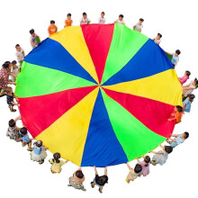 4-Meter Rainbow Children's Play Parachute – Outdoor Play Toy – Group Play Toy