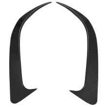 For Cla W117 Cla45 Amg Carbon Fiber Look Rear Bumper Spoiler Air Vent Cover 2013-2018 2pcs