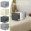 (Black) 2PCS Bed Sheet Organizer Bed Sheet Storage Box for Pillowcases Blanket Towels 5