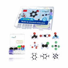 STEM Chemistry Molecular Model Kit, 136 Pcs Organic Chemistry 3D Molecular Structure Set, Educational Science Kit for Kids & Students