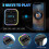 Car Wireless Bluetooth FM Transmitter Type-C Dual USB 3.1A Charger Adapter Fast 2
