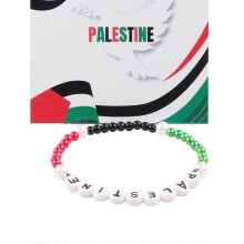 (6) Symbolic Peace Wristchain National Flag Pendant Friendship Bracelet Handwoven Wristband Colorful Handchain Ornament