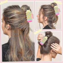 (Style2) 3pcs Pencil Hair Claw Clips Funny Teacher Hair Clips Cute Hair Jaw Barrettes Back To School Hair Accessories for Teachers Appreaction Dift