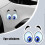 2-Pack Waterproof Robot Funny Eye Stickers for Adding Fun to Everyday Objects 3