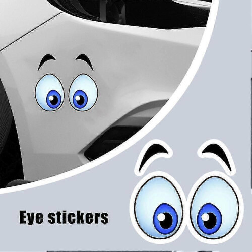 2-Pack Waterproof Robot Funny Eye Stickers for Adding Fun to Everyday Objects 2