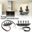 (Golden) Range Hood Switch 5 Button Kitchen Replacement Accessories Universal Switch 2