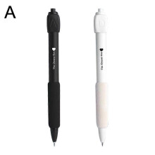 (L Strong Endurance Edition, Black and white) Answer Pen ABCD Rotating Decompression Gel Pen