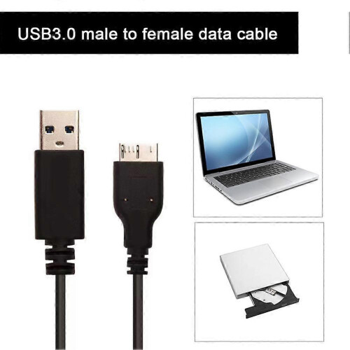 USB3.0 Male to Female Data Cable Mobile Hard Drive Connection Cable 1