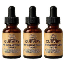 (3pcs) CURVIFY Hip Enhancement Drops Oil 60ML, Buttocks Firming and Shaping, Tighten & Lift, Natural Formula