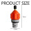 Inflatable Boat SUP Pump Adapter with Nozzle, Multi-Purpose SUP Pump Adapter Compressor Air Valve Converter 4