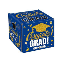 (Blue) High Performance Unique Cash Grad Card Grade with Gift 2025 Out Box Money Graduation Suprise for Pull Ergonomic Top Trendy