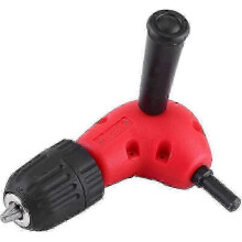 Right-Angle Chuck Adapter for Electric Drills - 0.8-10mm Shank for Accessing Tight Corners in British DIY Tasks