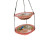 Durable Plastic Suspended Bird Bath Bowl In Assorted-Pink 1