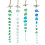 Sea Glass Wind Chimes for Window Decors Handcrafted Wind Chimes 1