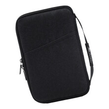 Functional Travel Passport Case Storage Bag With Multiple-Black