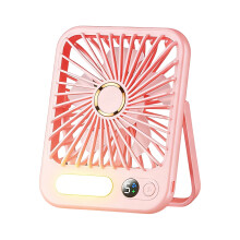 Tragbarer Mehrzweck-Ventilator mit LED-Messung, kombinierte-Rosa