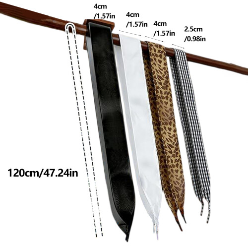 8Pieces Fashionable Wide Shoe String Vibranting Color Quick 2
