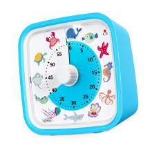 Visual Countdowns Timers For Kids With Soft Silicone Case-Blue
