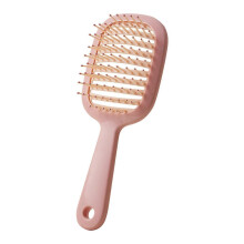 (peach powder) Stylish and Compact Hair Comb for Effortless Detangling Hairbrush Suitable for Women with Any Hair Length taro purple