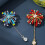 Broche pyrotechnique avec frange pendante, élégants modèles-Or 5