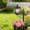 Decorative Solar Flower Pot Light Outdoor Wall Mount Or-2 5