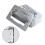 10Pcs Metal Outlet Mounting Plate With 2 Layer-Silver 2