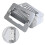 10Pcs Metal Outlet Mounting Plate With 2 Layer-Silver 7
