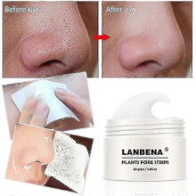 2x Lanbena Blackhead Remover Cream Paper Plant Pore Strip Nose Acne Cleansing 2024 New
