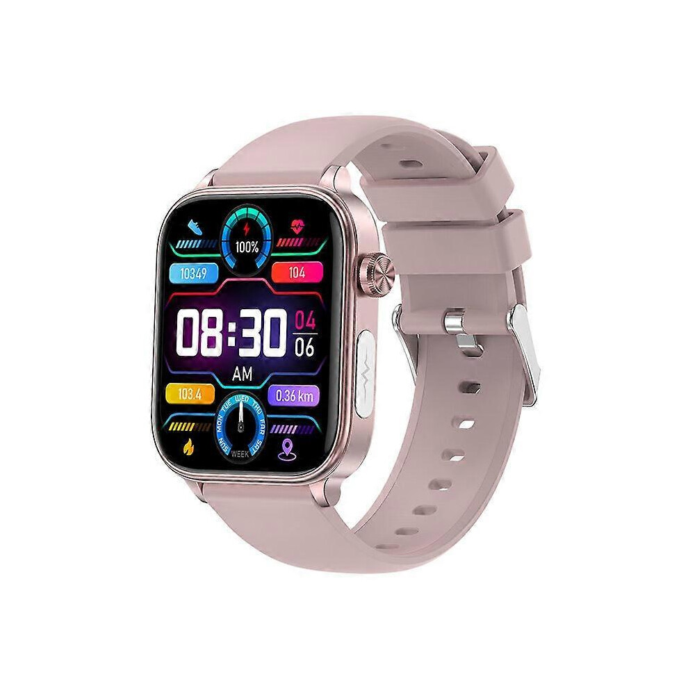 Smartwatch Et570 Bluetooth Call Ecg Electrocardiogram Blood Glucose Blood Pressure Temperature Monitoring Heart Rate Exercise Health Watch Light/Red 6902344628008