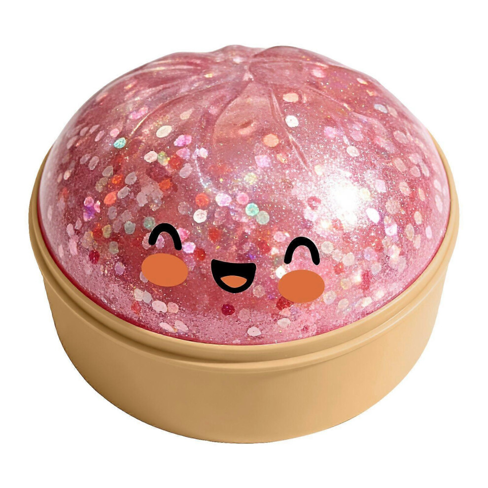 Dumpling Squishies Toy, Giant Glitter Dumpling, Colorful Dumplings Stress Balls Fidget Sensory Toy,Squeeze Dough Ball Stress Relief Hand Toys With F Purple/Pink/Blue