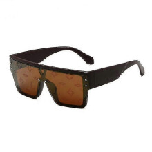 (with logo C5) 1583 Anti-ultraviolet Sunglasses Fan Simple Glasses Large Frame Spot L Home Sunglasses