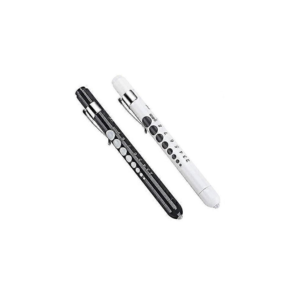 Diagnostic Light, Pupil Lamp, Medical Penlight (2 Units), Reusable, Diagnostic, Led Pen Torch, Light, Grip With Pocket Clip 6902344628473