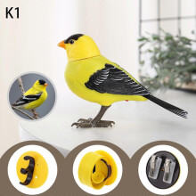 Electric Singing And Chirping Bird Toy, Artificial Bird Toys, Cute Interactive Bird Toy And Decoration, Motion And Sound Activated, Battery Operated